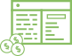an icon of a web page or online form with dollar signs, which likely represents Online Payments
